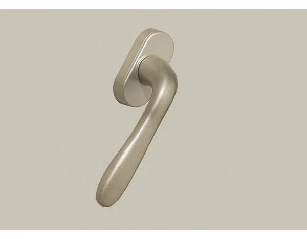 Zinc alloy square shaft handle with circular arc